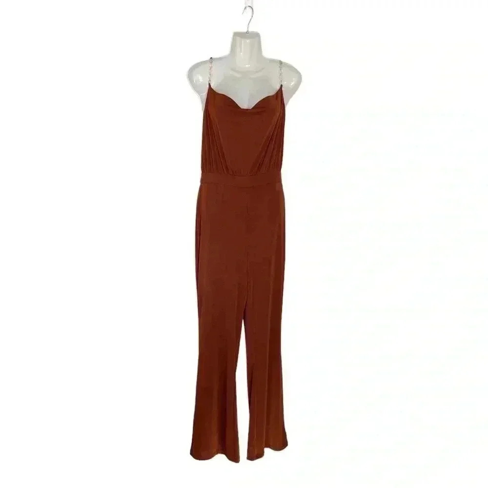 Jason Wu burnt orange jumpsuit sz  M